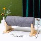 Maxbell Headband Holder Storage Rack for Scrunchies, Bracelet Stable Detachable Base Dark Grey