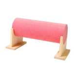 Maxbell Headband Holder Storage Rack for Scrunchies, Bracelet Stable Detachable Base Pink