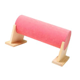 Maxbell Headband Holder Storage Rack for Scrunchies, Bracelet Stable Detachable Base Pink