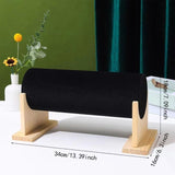 Maxbell Headband Holder Storage Rack for Scrunchies, Bracelet Stable Detachable Base Black