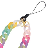 Maxbell Beaded Phone Chain Strap Acrylic Handbag Pendant Fashion Accessory for Gilrs
