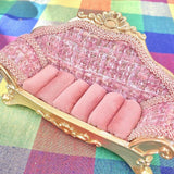 Maxbell Jewelry Display Stand Sofa Shaped Ring Rack for Desktop Shop Selling Dresser