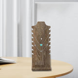 Maxbell Desktop Necklace Organizer Freestanding for Trade Show Brown Multifunctional