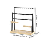 Maxbell Jewelry Stand Dorm Pendants Necklace Women Store Decoration with Wooden Tray