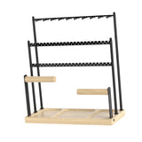 Maxbell Jewelry Stand Dorm Pendants Necklace Women Store Decoration with Wooden Tray