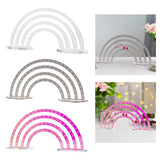 Maxbell Earrings Display Stand Dresser Ear Studs Holder for Jewelry Shop Vanity Home Clear