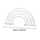 Maxbell Earrings Display Stand Dresser Ear Studs Holder for Jewelry Shop Vanity Home Clear