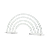 Maxbell Earrings Display Stand Dresser Ear Studs Holder for Jewelry Shop Vanity Home Clear