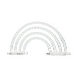 Maxbell Earrings Display Stand Dresser Ear Studs Holder for Jewelry Shop Vanity Home Clear