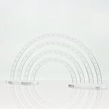 Maxbell Earrings Display Stand Dresser Ear Studs Holder for Jewelry Shop Vanity Home Clear