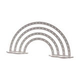 Maxbell Earrings Display Stand Dresser Ear Studs Holder for Jewelry Shop Vanity Home White