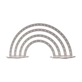 Maxbell Earrings Display Stand Dresser Ear Studs Holder for Jewelry Shop Vanity Home White