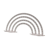 Maxbell Earrings Display Stand Dresser Ear Studs Holder for Jewelry Shop Vanity Home White