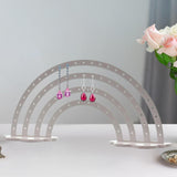 Maxbell Earrings Display Stand Dresser Ear Studs Holder for Jewelry Shop Vanity Home White