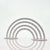 Maxbell Earrings Display Stand Dresser Ear Studs Holder for Jewelry Shop Vanity Home White