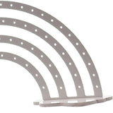 Maxbell Earrings Display Stand Dresser Ear Studs Holder for Jewelry Shop Vanity Home White