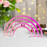 Maxbell Earrings Display Stand Dresser Ear Studs Holder for Jewelry Shop Vanity Home Colorful