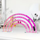 Maxbell Earrings Display Stand Dresser Ear Studs Holder for Jewelry Shop Vanity Home Colorful