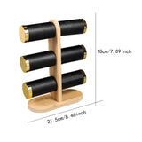 Maxbell Bracelet Holder PU Leather Covering Watch Stand for Bedroom Tabletop Selling