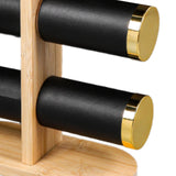 Maxbell Bracelet Holder PU Leather Covering Watch Stand for Bedroom Tabletop Selling