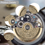 Maxbell Watch Movement Rotor Professional Repairing Part 2.8cm Diameter for Nhseries