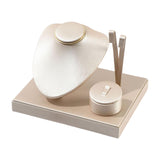 Maxbell Jewelry Display Set Elegant Necklace Bust Holder for Vanity Woman Trade Show Gold