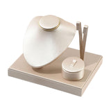 Maxbell Jewelry Display Set Elegant Necklace Bust Holder for Vanity Woman Trade Show Gold