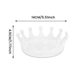 Maxbell Crown Shaped Jewelry Tray Decorative Ring Holder for Watch Earrings Entrance