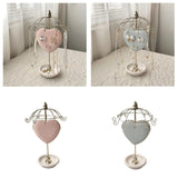 Maxbell Jewelry Organizer Hanger Jewelry Tower for Showcase Dressing Table Necklaces Pink