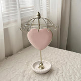 Maxbell Jewelry Organizer Hanger Jewelry Tower for Showcase Dressing Table Necklaces Pink