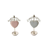 Maxbell Jewelry Organizer Hanger Jewelry Tower for Showcase Dressing Table Necklaces Pink