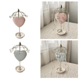 Maxbell Jewelry Organizer Hanger Jewelry Tower for Showcase Dressing Table Necklaces Pink