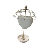 Maxbell Jewelry Organizer Hanger Jewelry Tower for Showcase Dressing Table Necklaces Blue