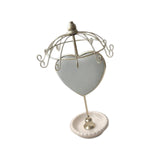 Maxbell Jewelry Organizer Hanger Jewelry Tower for Showcase Dressing Table Necklaces Blue