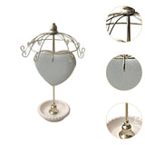 Maxbell Jewelry Organizer Hanger Jewelry Tower for Showcase Dressing Table Necklaces Blue