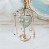 Maxbell Jewelry Organizer Hanger Jewelry Tower for Showcase Dressing Table Necklaces Blue