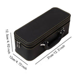 Maxbell Bracelet Storage Case Container Women PU Leather Showcase Bracelet Organizer