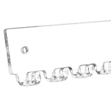 Maxbell 2x Necklace Holders Acrylic Wall Mount Trendy Storage Racks for Anklets Gift