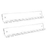 Maxbell 2x Necklace Holders Acrylic Wall Mount Trendy Storage Racks for Anklets Gift