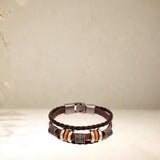 Maxbell Bracelet for Men Handmade Sturdy Stylish Hand Woven Rope Multi Row Wristband