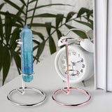 Maxbell Crystal Wand Display Stand Desktop Iron Easel for Desktop Holiday Exhibition Silver