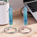 Maxbell Crystal Wand Display Stand Desktop Iron Easel for Desktop Holiday Exhibition Silver