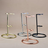 Maxbell Crystal Wand Display Stand Desktop Iron Easel for Desktop Holiday Exhibition Silver