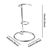 Maxbell Crystal Wand Display Stand Desktop Iron Easel for Desktop Holiday Exhibition Silver