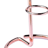Maxbell Crystal Wand Display Stand Desktop Iron Easel for Desktop Holiday Exhibition Rose Gold