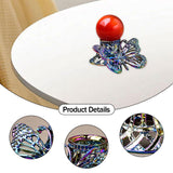 Maxbell Ball Stand Holder Metal Butterfly Decoration for Hotel Anniversary Bookshelf