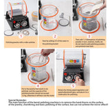 Maxbell Jewelry Polisher Tumbler Practical for Jewelry Making Tool Buffing Accessory