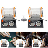 Maxbell Jewelry Polisher Tumbler Practical Jewelry Rotary Finishing Device Accessory Only Polisher