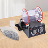 Maxbell Jewelry Polisher Tumbler Practical Jewelry Rotary Finishing Device Accessory with 450g Bead