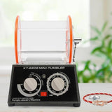 Maxbell Jewelry Polisher Tumbler Practical Jewelry Rotary Finishing Device Accessory with 450g Bead
